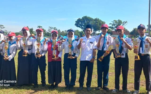 PMR SMPN 2 Plemahan Raih Peringkat 5 di Jumbara PMI Kabupaten Kediri